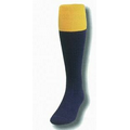 Colored Fold Over Top Soccer Tube Sock (5-9 Small)